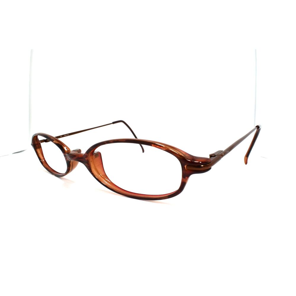 Magic Clip M276 BRN (Brown) 49-19-140mm Eyeglasses FRAMES ONLY - GOOD CONDITION